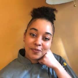 Lutheran Village at Miller's Grant's dining services team member, Mone