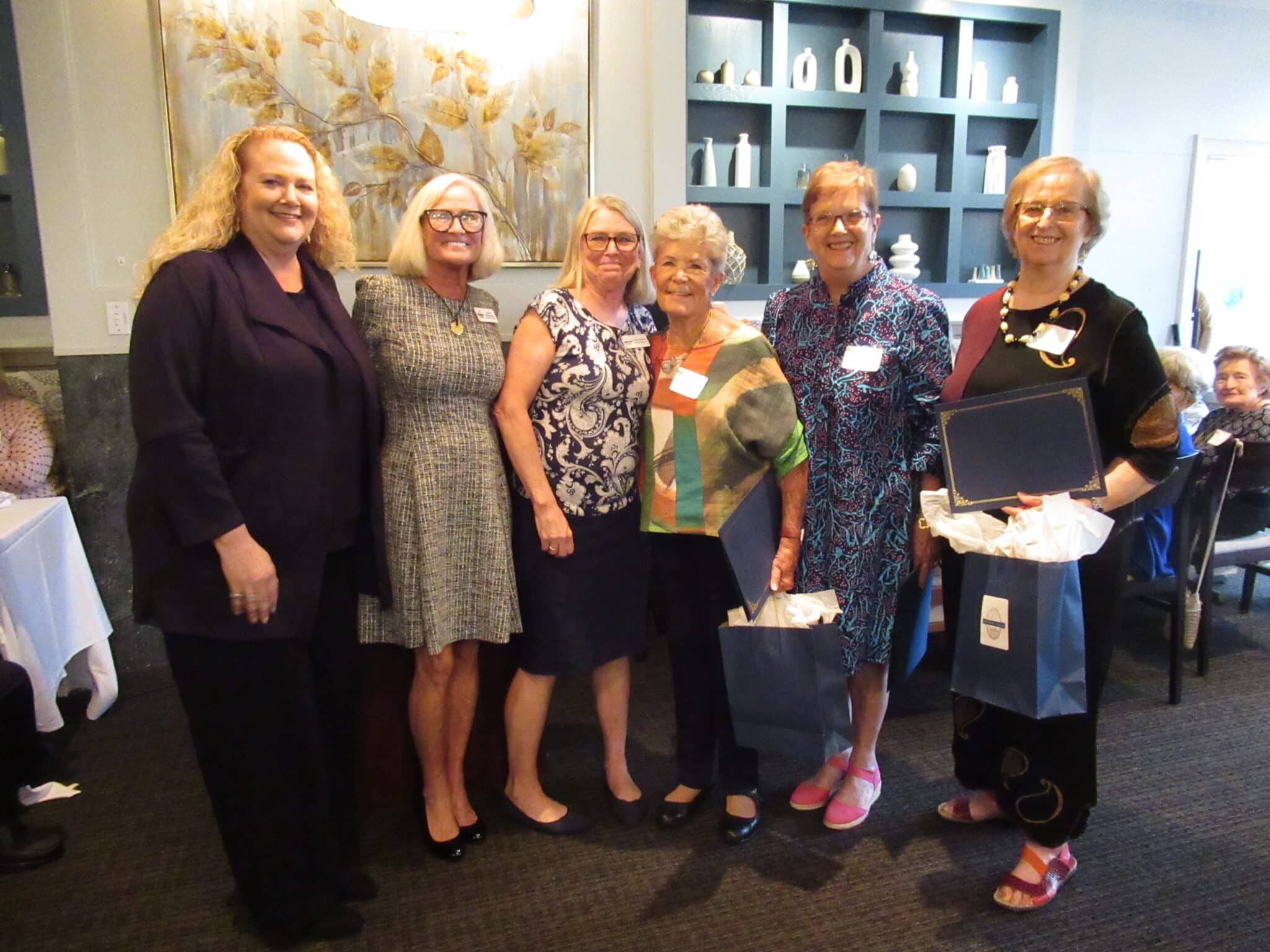 Three residents were celebrated for their tireless efforts in supporting the community’s Employee Appreciation Committee with the Outstanding Resident Fundraisers of the Year award.